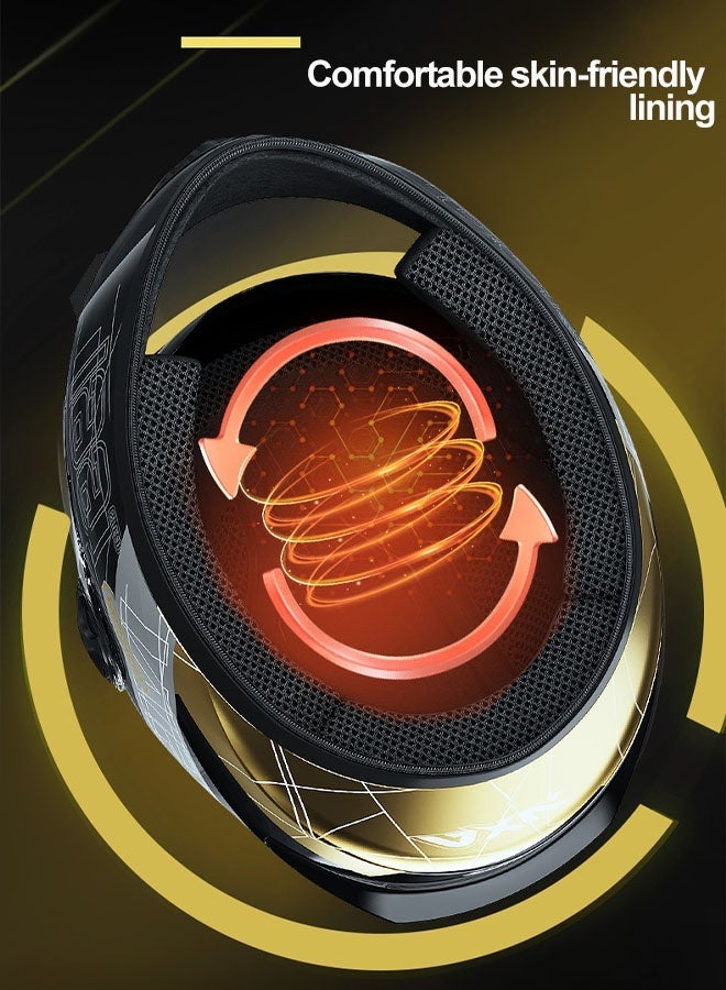 خوذة كاملة الوجه مع واقي قابل للتعديل، فتحة تهوية، عدسة مضادة للضباب، غلاف من مادة ABS، خوذة دراجة نارية، معدات ركوب، خوذة كاملة الوجه للشباب، خوذة دراجة نارية للطرق الوعرة، خوذة ركوب للجنسين، خوذة رائعة للدراجات الجبلية والطرق، خفيفة الوزن ومقاومة للصدمات، مناسبة للرحلات في جميع الفصول (أسود مطفي) - Image 5